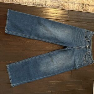 Old Navy Wide Leg Blue Denim Jeans